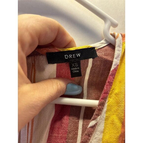 Drew Stripe‎ Romper Jumpsuit (XS) oranges and red - Picture 8 of 8